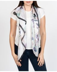 Vince Camuto - Butterfly Botanical Floral Square Scarf - Lyst