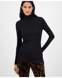 Anne Klein - Long-sleeve Seamless Turtleneck - Lyst