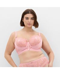 City Chic - Plus Size Alexis Contour Longline Bra - Lyst