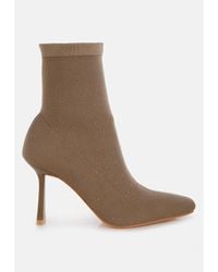 LONDON RAG - Kintley Knitted Sock Boots - Lyst