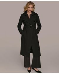 Donna Karan - Belted Notched-collar Trench Coat - Lyst