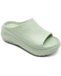 HUNTER - Haddie Slip-on Open Toe Wedge Sandals From Finish Line - Lyst