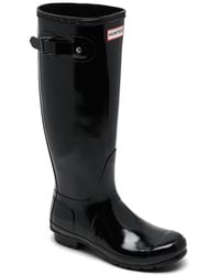 HUNTER - Original Tall Waterproof Rain Boots From Finish Line - Lyst