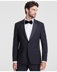 BOSS - Hugo By Modern-fit Wool Blend Super Flex Stretch Tuxedo Jacket - Lyst
