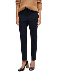 BOSS - Boss By Stretch-cotton Twill Regular-fit Trousers - Lyst