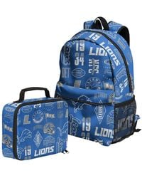Outerstuff - Boys' And Girls' Detroit Lions Adjustable Insulated Backpack And Lunchbox Set - Lyst