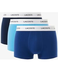 Lacoste - Stretch 3" 3-pack Trunks - Lyst
