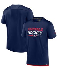 Fanatics - Washington Capitals Authentic Pro Tech T-shirt - Lyst