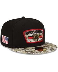 KTZ Tampa Bay Buccaneers Salute To Service 39thirty Cap in Green for Men