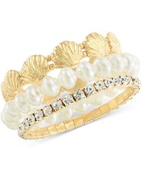 INC International Concepts - Gold-tone 3-pc. Set Shell - Lyst