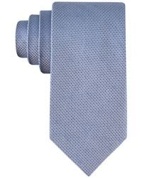 Calvin Klein - Textured Solid Silk & Linen Blend Tie - Lyst