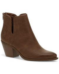 BareTraps - Yara Block Heel Booties - Lyst