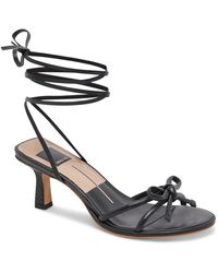 Dolce Vita - Maison Ankle-tie Bow Kitten-heel Dress Sandals - Lyst