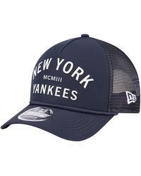 KTZ - New York Yankees Minimalist 9forty A-frame Adjustable Hat - Lyst