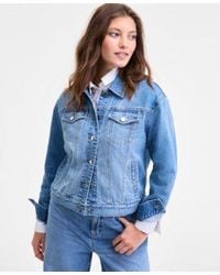 On 34th - Modern Denim Trucker Jacket Xxs 3x Macys Exclusive - Lyst