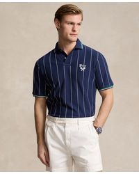 Polo Ralph Lauren - Classic-fit Embroidered Mesh Polo Shirt - Lyst
