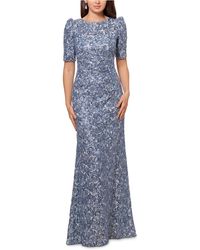 xscape off the shoulder lace dress