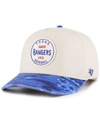 '47 - Cream/navy Texas Rangers Fiji Rope Hitch Adjustable Hat - Lyst