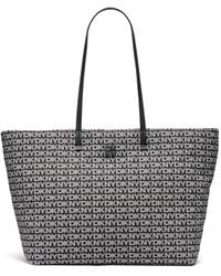 DKNY - Jenny Extra Large Logo Tote Bag - Lyst