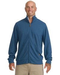 Quiksilver - Coastal Texture Full Zip Mock Neck Shirt - Lyst