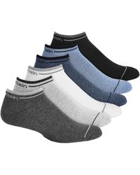 Calvin Klein - Six-pack Back Tab Ankle Socks - Lyst