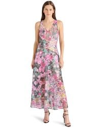 Steve Madden - Theo Printed Lace Sleeveless Dress - Lyst