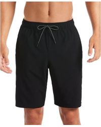Nike - Contend Water-repellent Colorblocked 9" Swim Trunks - Lyst