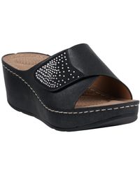 Gc Shoes - Annora Embellished Wedge Sandals - Lyst