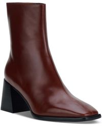 Finite block heel bootie sales