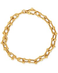 Macy's - Polished U Link Chain Bracelet - Lyst