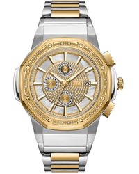 JBW - Saxon Multifunction Two-tone Stainless Steel Watch - Lyst