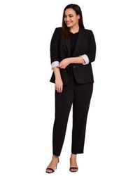 Tahari - Asl Plus Size Two Button Roll Tab Jacket Shannon Pants - Lyst