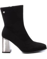 Xti - Casual Suede Booties By - Lyst