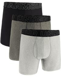 Under Armour - 3-pack Performance Tech Solid 6" Boxer Briefs - Lyst