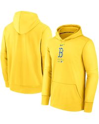 Nike - Boston Red Sox City Connect Practice Performance Pullover Hoodie - Lyst