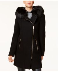 calvin klein white women's coat