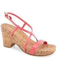 Aerosoles - Miles Round Toe Wedge Sandals - Lyst