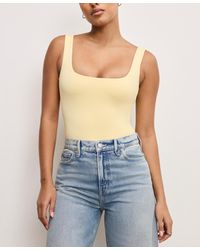 GOOD AMERICAN - Scuba Modern Tank Bodysuit - Lyst