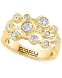Effy - Effy Diamond Bezel Cluster Statement Ring (1/2 Ct. T.w. - Lyst