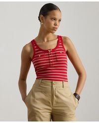 Ralph Lauren - Scoop Neck Tank Top - Lyst