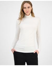 Anne Klein - Long-sleeve Seamless Turtleneck - Lyst
