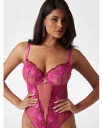 Guess - Luisa Lace Bodysuit - Lyst