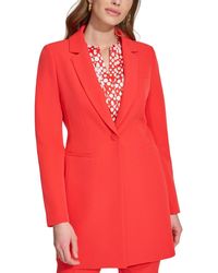 DKNY - Petite One-button Topper Jacket - Lyst