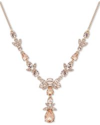 Givenchy - Goldtone And Stellux Crystal Pendant Necklace - Lyst