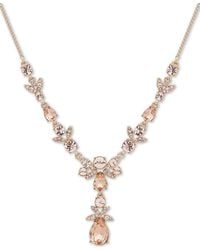 Givenchy - Goldtone And Stellux Crystal Pendant Necklace - Lyst