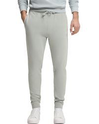 BOSS - Boss By Cotton-terry Logo Patch Tracksuit Bottoms - Lyst