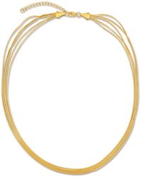 Ellie Vail - Justine Layered Chain Necklace - Lyst