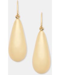 DKNY - Puffy Statement Hoop Earrings - Lyst