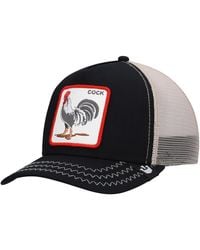 Goorin Bros - Natural/black The Rooster Trucker Snapback Hat - Lyst