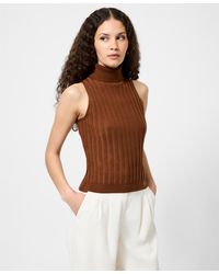 French Connection - Turtleneck Top - Lyst